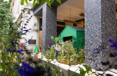 Selfridges Garden Centre_opening day_Monday 21 June 2021_featuring botanical artist Carly Rogers.JPG