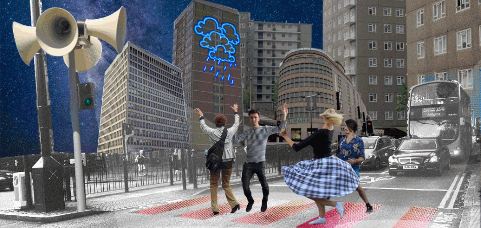 Hirsch & Mann, Stop Smile Stroll, winner of the 2016 Playable City Award