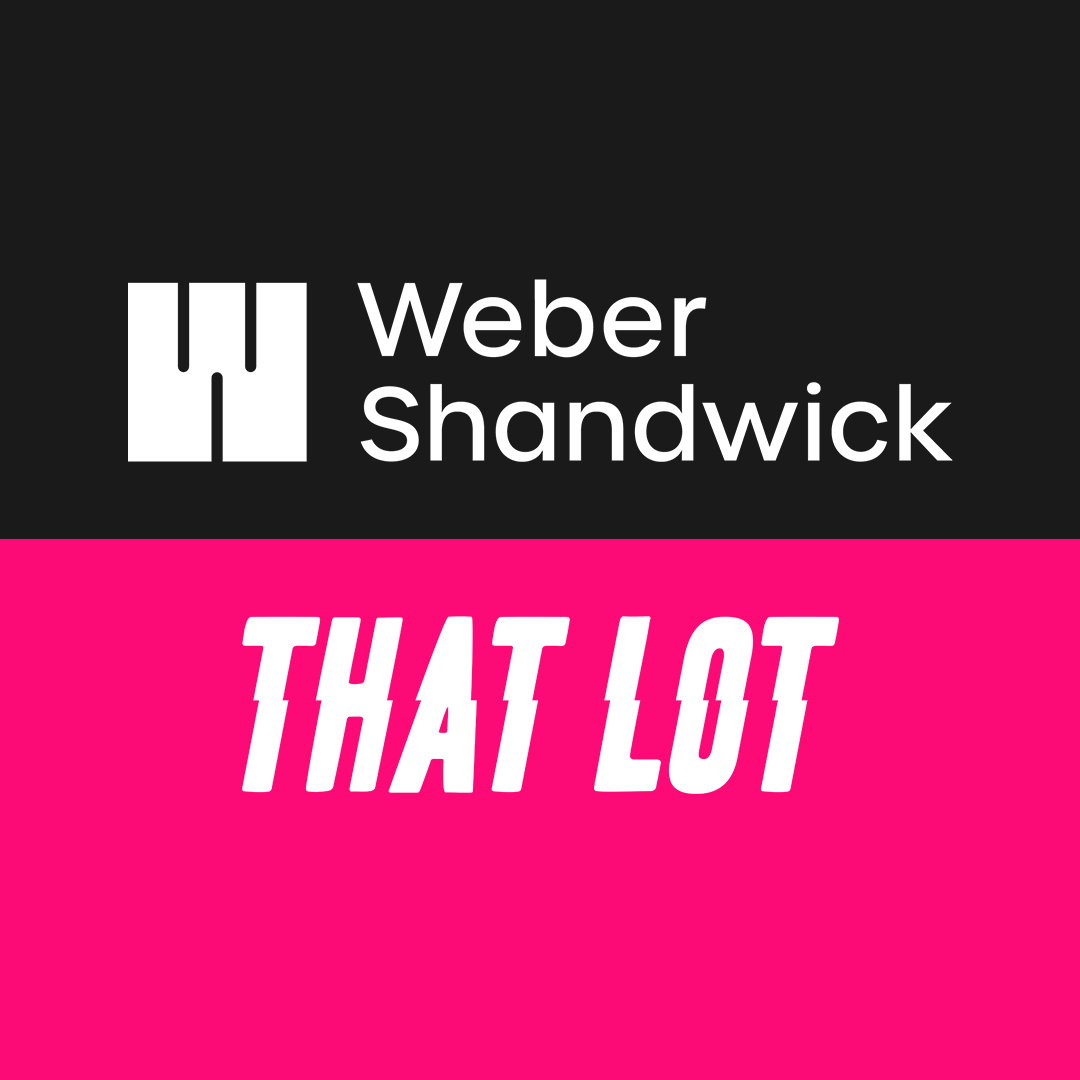Weber Shandwick x That Lot logo